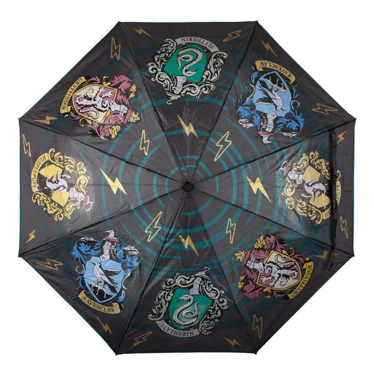 Bioworld Harry Potter Hogwarts Houses Color Changing Umbrella